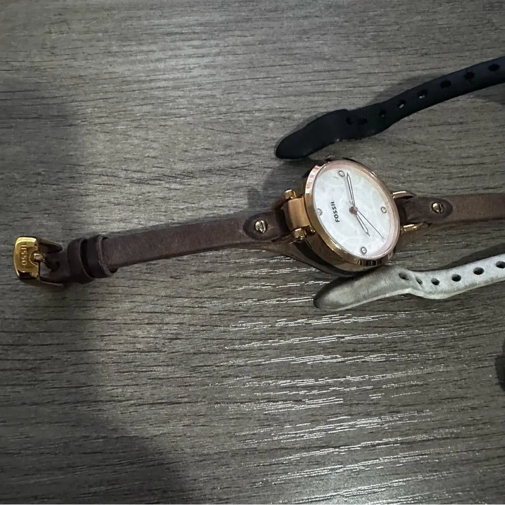 FOSSIL | Watch + Extra strap Bundle‎ | 3 faces, 3 straps